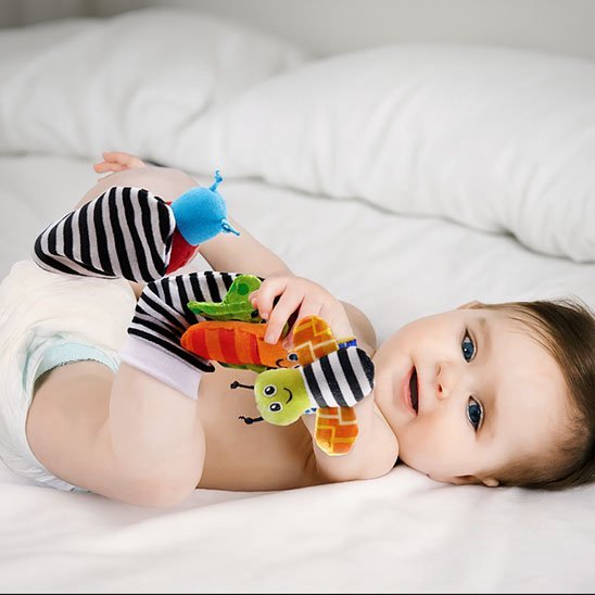 Hochet bébé sensoriel | Éveil multicolore - Mon Premier Jouet