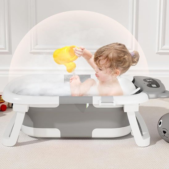 Baignoire bébé pliable | Thermosafe Panda - Mon Premier Jouet