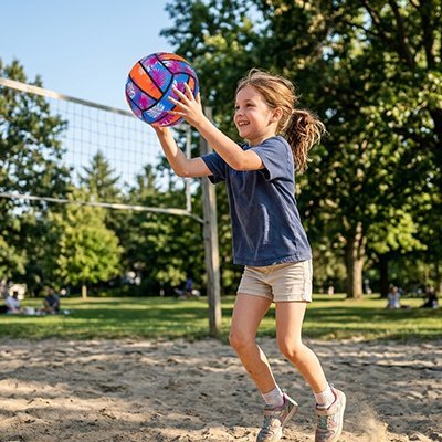 Ballon volley Haute Performance | Conçu pour les petites mains Taille 5 - Mon Premier Jouet