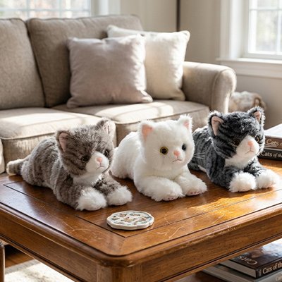 Chats peluche 
