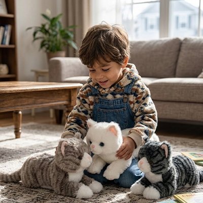 Chats peluche 