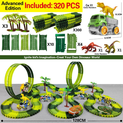 Circuit voiture enfant | Jurassique Aventure - Mon Premier Jouet