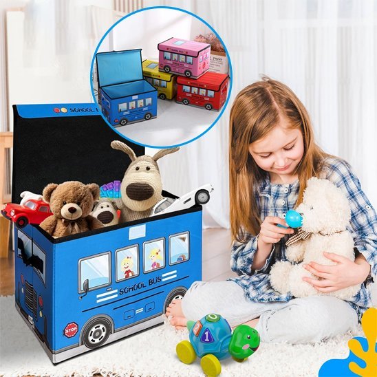 Coffre a jouet | Rangement Design 38*25*25cm - Mon Premier Jouet