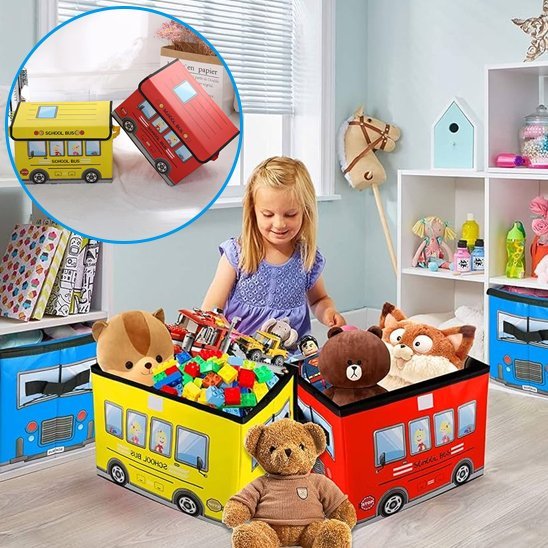 Coffre a jouet | Rangement Design 38*25*25cm - Mon Premier Jouet