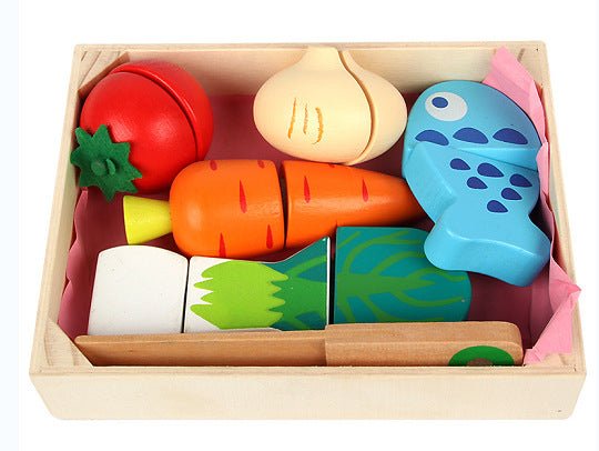 Dinette en bois | Fruits et Légumes à Découper - Mon Premier Jouet