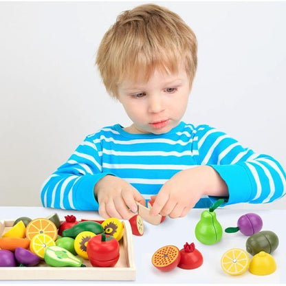 Dinette en bois | Fruits et Légumes à Découper - Mon Premier Jouet