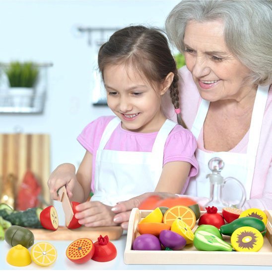 Dinette en bois | Fruits et Légumes à Découper - Mon Premier Jouet