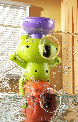 Jouet baignoire bebe | Grenouille à eau pour Bébé  | Sans BPA, Écoresponsable