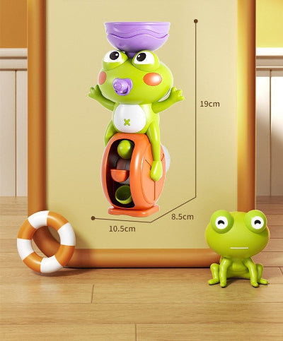 Jouet baignoire bebe | Grenouille à eau pour Bébé  | Sans BPA, Écoresponsable