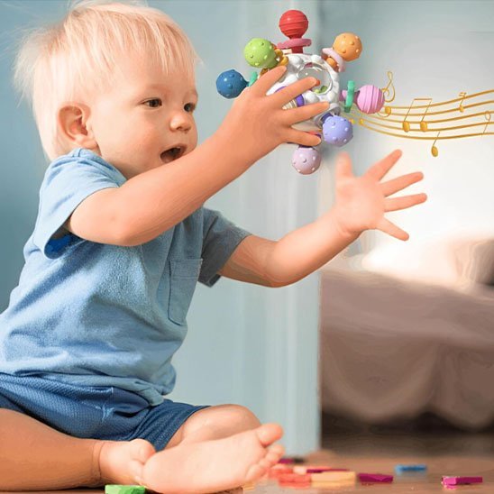 Hochet bébé | Boule d'activité Sensoriel - Mon Premier Jouet