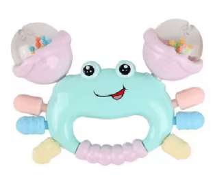 Hochet bébé | Crabe Éveil Coloré - Mon Premier Jouet