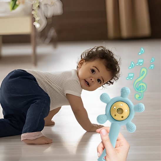 Hochet bébé éveil sensoriel | Naturel & Coloré - Mon Premier Jouet