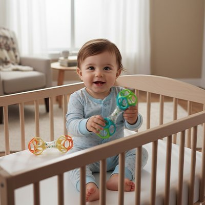 Hochet bébé | Sensoriel Coloré - Mon Premier Jouet