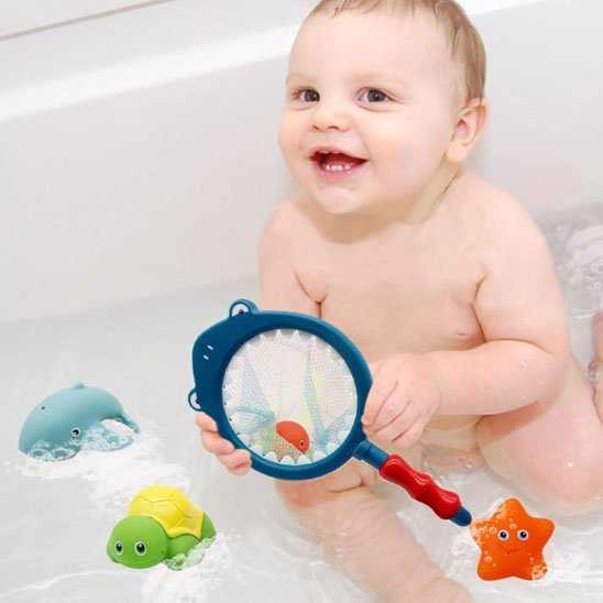 Jouet baignoire bebe AquaCatch | Bain 6‑24 mois éveil sensoriel - Mon Premier Jouet