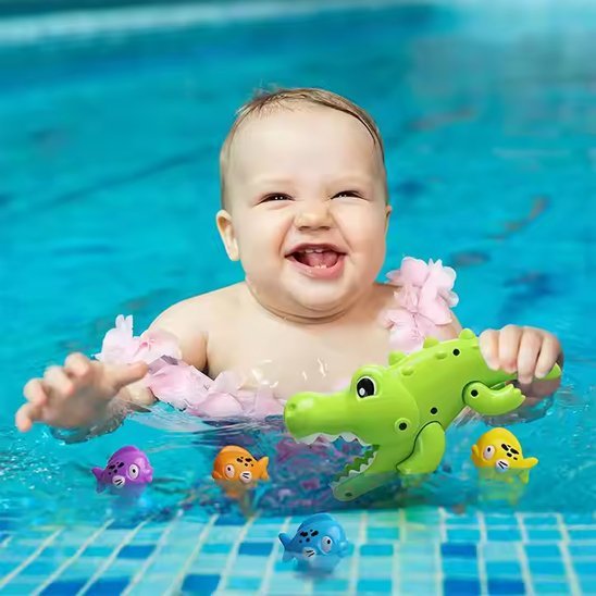 Jouet baignoire bebe | Crocodile - Mon Premier Jouet