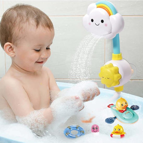Jouet baignoire bebe Nuage | Jouet de Bain Doux et Sûr - Mon Premier Jouet