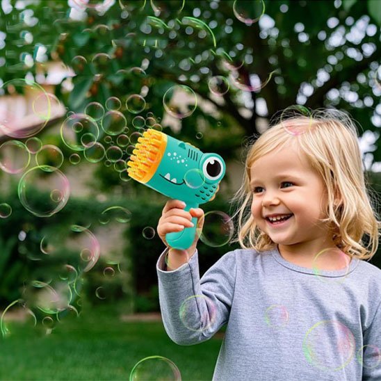 Jouet Baignoire bebe | Pistolet à Bulles Dinosaure - Mon Premier Jouet