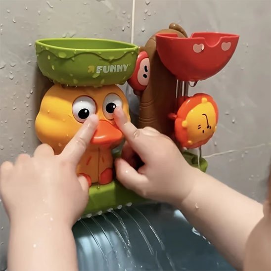 Jouet de Bain Bébé Circuit d'eau Canard – Bain Ludique Sans BPA | Jeu Baignoire Éveil et Sécurité 6‑24 mois - Mon Premier Jouet