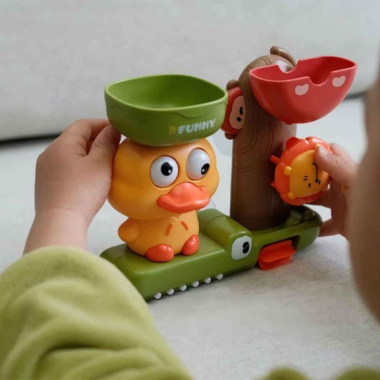 Jouet de Bain Bébé Circuit d'eau Canard – Bain Ludique Sans BPA | Jeu Baignoire Éveil et Sécurité 6‑24 mois - Mon Premier Jouet