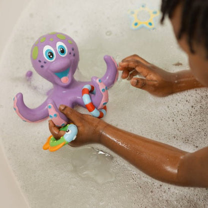 Jouet de Bain Bébé Pieuvre Interactif – Jouet de Baignoire Amusant et Sécurisé sans BPA - Mon Premier Jouet