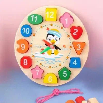 Jouet en Bois - WoodenToys™ - Horloge - Mon Premier Jouet