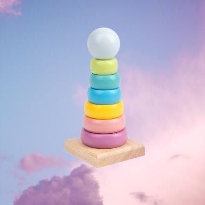 Jouet en Bois - WoodenToys™ - Tour Macaron - Mon Premier Jouet