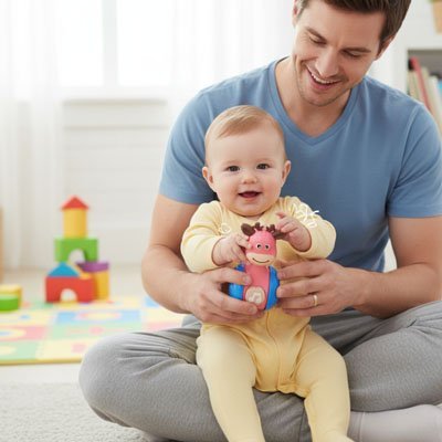 Jouet eveil bebe | Sensoriel Interactif - Mon Premier Jouet