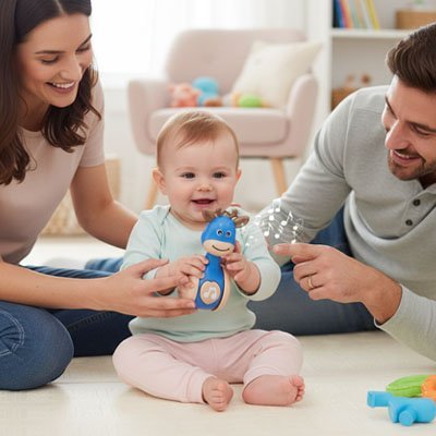 Jouet eveil bebe | Sensoriel Interactif - Mon Premier Jouet