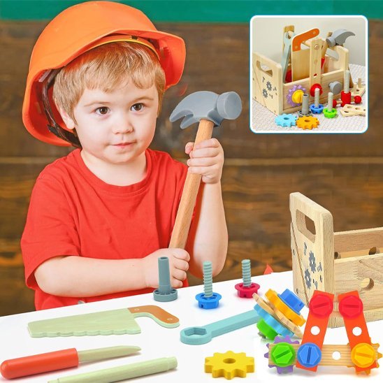 Jouet Montessori | Établi en bois éducatif enfants - Mon Premier Jouet