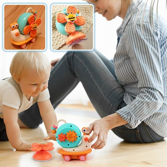 Jouet pour bébé | Escargot Rigolo - Mon Premier Jouet