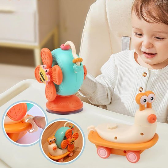 Jouet pour bébé | Escargot Rigolo - Mon Premier Jouet