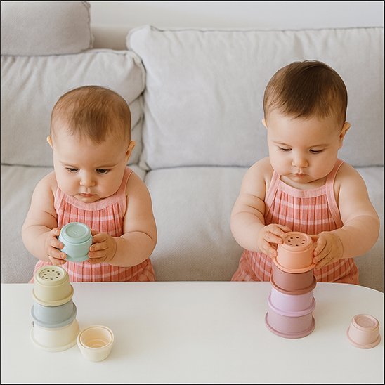 Jouet pour bébé | Gobelets Empilables Colorés - Mon Premier Jouet
