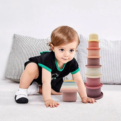 Jouet pour bébé | Gobelets Empilables Colorés - Mon Premier Jouet