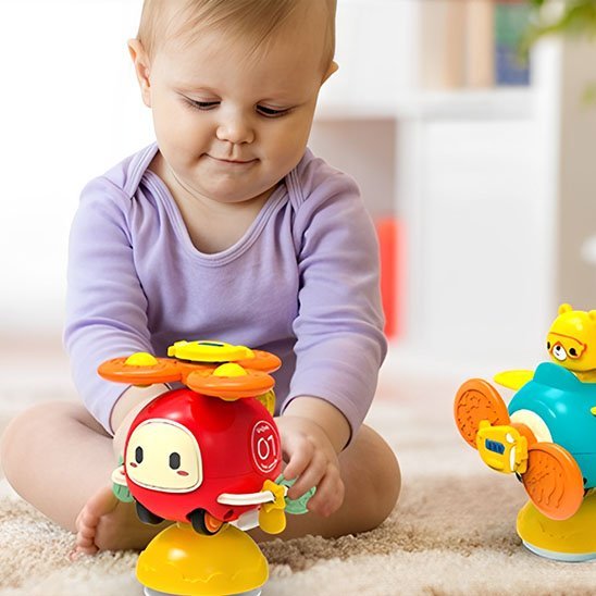 Jouet pour bébé sensoriel | L'hélicoptère Éducatif - Mon Premier Jouet