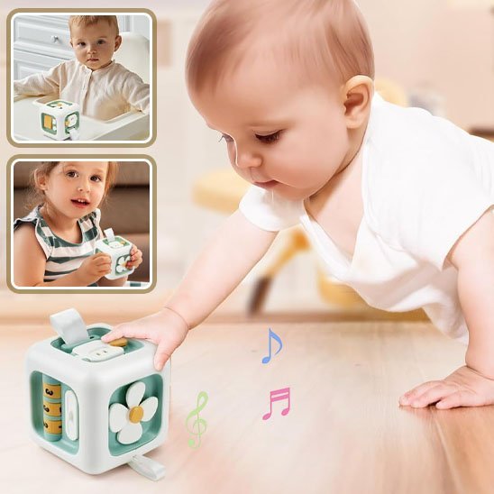 Jouets d’Éveil Bébé | Cube d'activités multi - sensoriel - Mon Premier Jouet