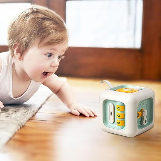 Jouets d’Éveil Bébé | Cube d'activités multi - sensoriel - Mon Premier Jouet