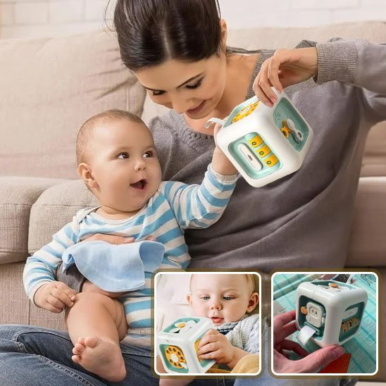 Jouets d’Éveil Bébé | Cube d'activités multi - sensoriel - Mon Premier Jouet