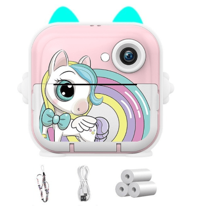 KidShot – Appareil Photo Enfant Instantané 4 - en - 1 | Impression Thermique + Vidéo HD + Selfie | Jouet Éducatif 3 - 12 ans - Mon Premier Jouet