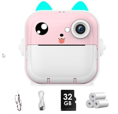 KidShot – Appareil Photo Enfant Instantané 4 - en - 1 | Impression Thermique + Vidéo HD + Selfie | Jouet Éducatif 3 - 12 ans - Mon Premier Jouet