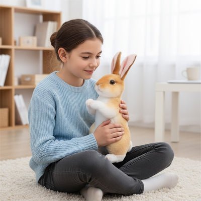 Peluche lapin kawaii | Ultra douce sécurisée pour enfant - Mon Premier Jouet