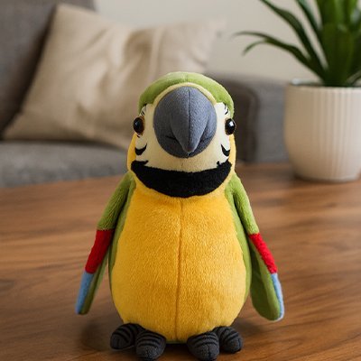 Peluche Perroquet interactive | Éveil Éducatif - Mon Premier Jouet