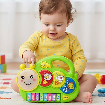 Piano bebe - Jouet Bébé Sensoriel Montessori | 6 mois à 6 ans - Mon Premier Jouet