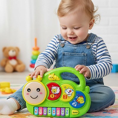 Piano bebe - Jouet Bébé Sensoriel Montessori | 6 mois à 6 ans - Mon Premier Jouet