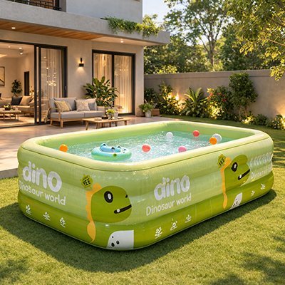 Piscine gonflable enfant | l'oasis de bonheur dans votre jardin 1.5M - 2.1M - Mon Premier Jouet