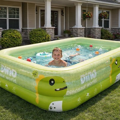 Piscine gonflable enfant | l'oasis de bonheur dans votre jardin 1.5M - 2.1M - Mon Premier Jouet