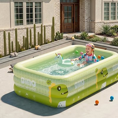 Piscine gonflable enfant | l'oasis de bonheur dans votre jardin 1.5M - 2.1M - Mon Premier Jouet