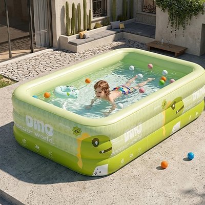 Piscine gonflable enfant | l'oasis de bonheur dans votre jardin 1.5M - 2.1M - Mon Premier Jouet