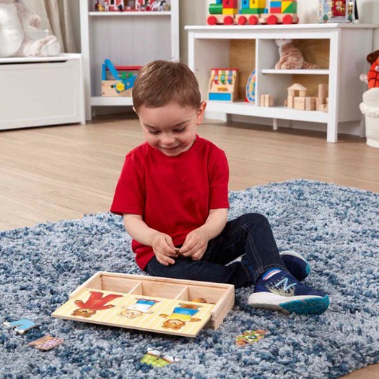 Puzzle Montessori en Bois – Animaux -72 pièces | Jouet Éducatif en Bois Naturel dès 2 ans