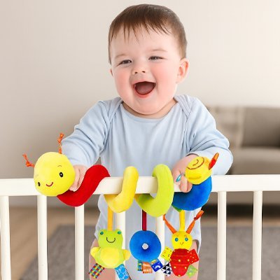 Spirale d'activité bébé | Éveil Sensoriel - Mon Premier Jouet