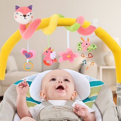 Spirale d'activité bébé | Jouet Multi - Activités pour Poussette et Lit - Mon Premier Jouet